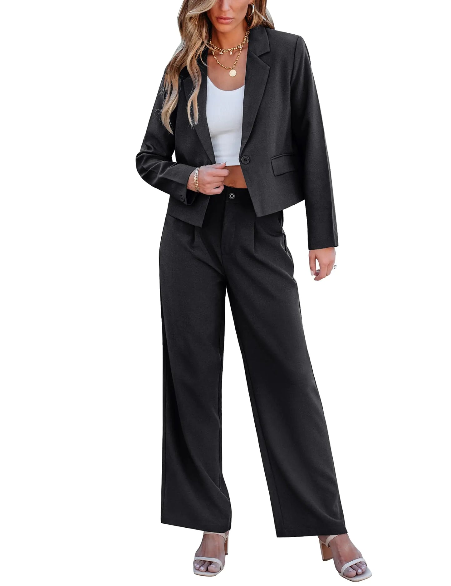Luvamia Trendy Padded Suit Set for Women