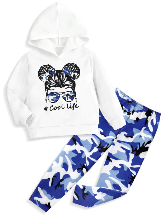 Camo Cute Girls' Outfit Set